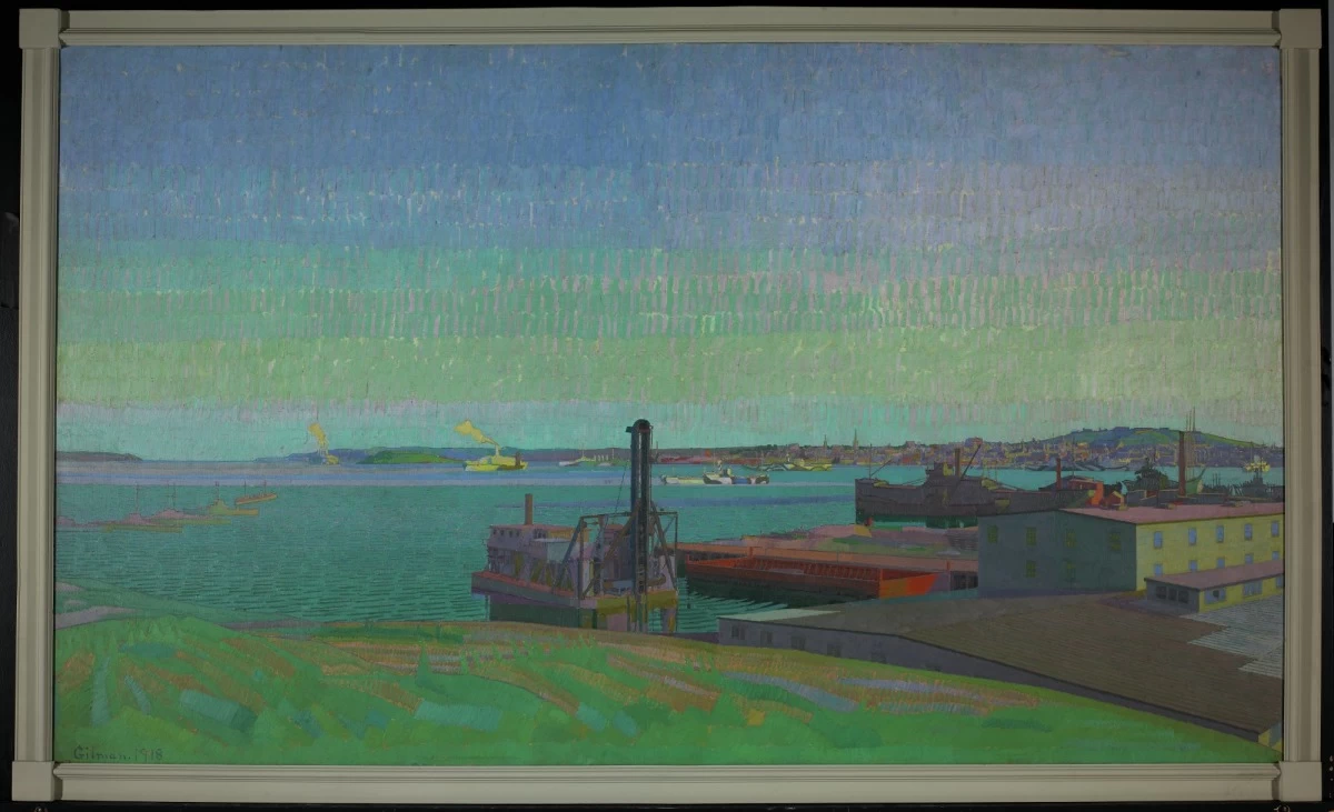 Harold Gilman - Porto di Halifax Harbour, Musée des beaux, arts du Canada, Orrawa
